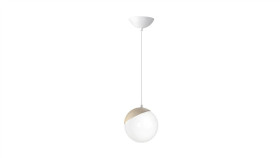 Lampa Wisząca Sfera Wood 1Xe14 Mlp5424 Milagro