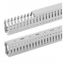 Kanał grzebieniowy 25x40mm szary korytko kablowe z pokrywą PROMEX