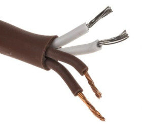 Przewód termoparowy Nieekranowany, -50 → +200 C., dł. 25m, izolacja: Silikon, 7-żyłowy, RS PRO