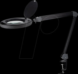 8513SW Lupenleuchte, LED, Ø 150 mm Echtglaslinse, 3 Dioptrien, dimmbar,