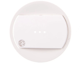 CELIANE Klawisz pojedynczy antybakteryjny z podświetleniem biały 067742