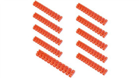 Złączka Listwa Instalacyjna Kablowa 12 Torowa 4Mm Zl12/04 X 10