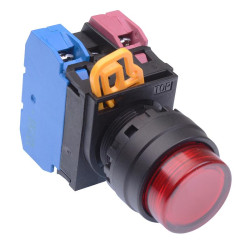 YW1L-M2E11Q3R Red 12V illuminated 22mm Momentary Push Button Switch 1NO-1NC IP65 IDEC