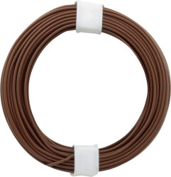 Donau Elektronik 118-8 Przewód linka 1 x 0.14 mm² brązowy 10 m
