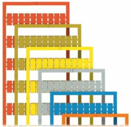 Marker card for terminal block plug, 794-605/000-012