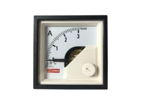 Amperomierz analogowy panelowy DC -10C do +65C RS PRO