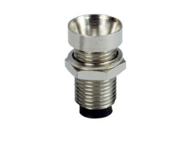 Oprawka LED 5mm wklęsła metal