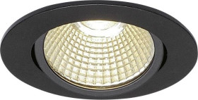 SLV 1001978 NEW TRIA 68 Lampa do zabudowy LED wbudowany na stałe 7.2 W czarny