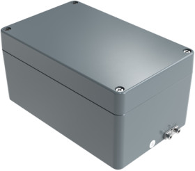 Aluminum EX enclosure, (L x W x H) 160 x 100 x 81 mm, gray (RAL 7001), IP66, 251016080