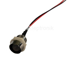 Kontrolka led 15mm 12V DC czerwona