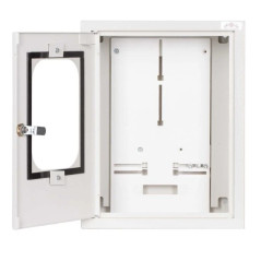 Szafka licznikowa natynkowa 1-licznikowa 3-fazowy IP31 z szybą i zamkiem RAL9003 NRL 3F ZSZ 4-267