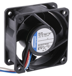 Wentylator osiowy 12 V DC DC 60 x 60 x 25mm 2.1W 40m³/h 35dB 1.05A