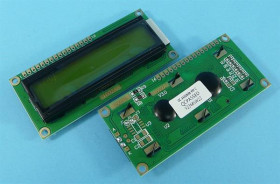 WC-1602A-08-YIY Y/G-E6 16x2 LCD!WYŚWIET