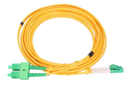 Patchcord Jednomodowy, Duplex, 9/125um, 3mm, 10m Extralink SC/APC-LC/APC