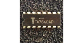 TA7640AP FM/AM IF system - Toshiba