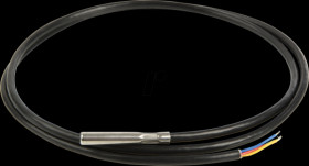 ETP-TP-SS-40-6-100-PT100B Brass probe, 5mm, PT100, -40° to +125°C.