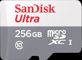 SDSQUNR-256G-GN6TA MicroSDXC memory card 256 GB, SanDisk Ultra