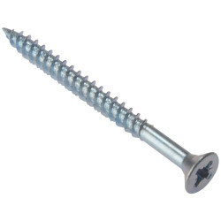 ForgeFix CSK1128ZP General Purpose Pozi Screw CSK TT ZP 1.1/2 x 8 Box 200