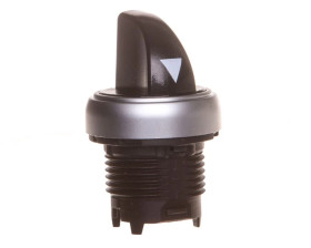 Napęd przełącznika 3 położeniowy 1-0-2 czarny z samopowrotem lewy LPCS132