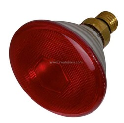 R122 RB 100W PAR38 Red E27 230V Helios 7659