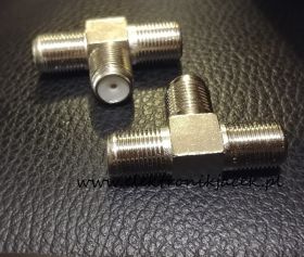 Adapter gniazdo F x 3 (trójnik F)