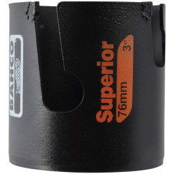 Bahco 3833-76-C Superior&#x2122; Multi Construction Holesaw Carded 76mm