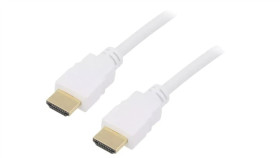 Goobay-61014 Kabel Hdcp 2.2,Hdmi 1.4 Hdmi Wtyk,Z Obu Stron Pvc 7,5M Biały