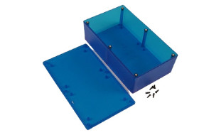 Obudowa ogólnego użytku ABS szerokość zew. 112 mm długość zew. 193 mm wys. zew. 56 mm Hammond IP54