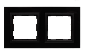VENA 2 Ramka podwójna szkło akrylowe czarny-antracyt 5209182