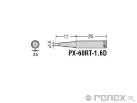 Grot do stacji GOOT RX-711AS - 1,6D