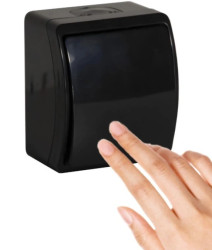 VIPLAST KOALA Łącznik Jednobiegunowy Hermetyczny Czarny