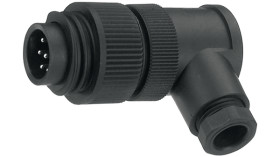 Przemysłowe złącza okrągłe 7-pinowe Montaż na kablu Wtyczka binder