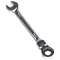 Sealey FHRCW18 Flexible Head Ratchet Combination Spanner 18mm
