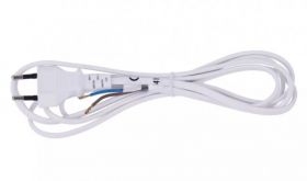 PRZEWOD 2X0,5MM BIALY PVC 2M