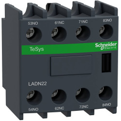 Schneider Electric LADN22 Auxiliary Switch Module 2NO 2NC 1pc