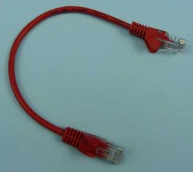 UTPL 5e 0,25mb CZERWONY PATCHCORD