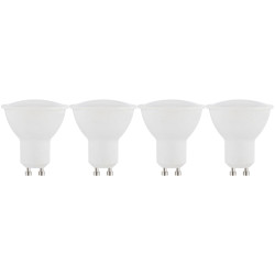 M&#xFC;ller-Licht 400260 LED GU10 Bulb 4.5W=50W Warm White 4 Pack