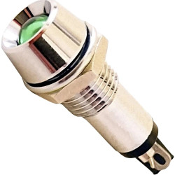 LED lamp, 1.15 W, 0.3 lm, 230 V (AC), 110 °, green, 58500713