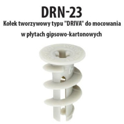 DRIVA DRN-23 bez wkrętów WM / worek 50szt. 429067