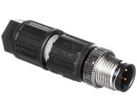Wtyczka prosta 4P FIELDBUS M12 S/A AB-C4-M12MS-F0,34 22260132
