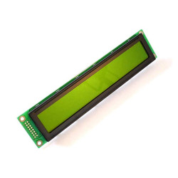 Wyświetlacz LCD Display Elektronik DEM20233SYH-LY czarny żółto-zielony (S x W x G) 180 x 40 x 13.9 mm