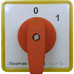 Łącznik krzywkowy 0-1 2P 125A mocowany do pulpitu, pokrętło czerwone SK125-2.42111\P04