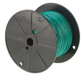 Przewód jednożyłowy linkowy 0.51 mm² Zielony Alpha Wire PVC 20 AWG 300 V dł. 305m 10/0,25 mm +105°C Lista UL