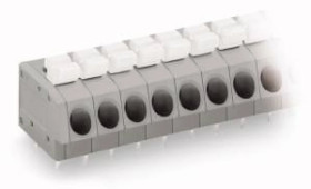 Listwa zaciskowa do płytek drukowanych 2-biegunowa szara raster 5mm 804-103 /75szt./