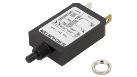 T13-211-1.8 Wyłącznik Nadprądowy Iznam: 1,8A Uznam: 240Vac 28Vdc Spst Bieguny: 1