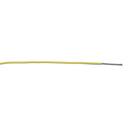 Przewód montażowy 0,34 mm2 Żółty RS PRO PVC 22 AWG 250 V dł. 250m 7/0,25 mm +105°C NFC 32070/C1, NFC 93521