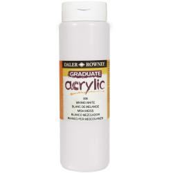 Daler-Rowney D123500006 DAL GRADUATE ACRYLIC 500ML MIXING WHITE