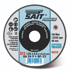 Tarcza ścierna Tarcza do usuwania zadziorów 125mm SAIT 6mm