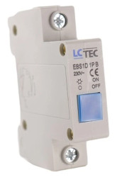 Lampka kontrolna modułowa 230V niebieska LC-Tec