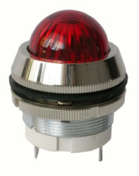 Lampka sygnalizacyjna 30mm czerwona 24-230V AC/DC W0-LDW-D30SH C